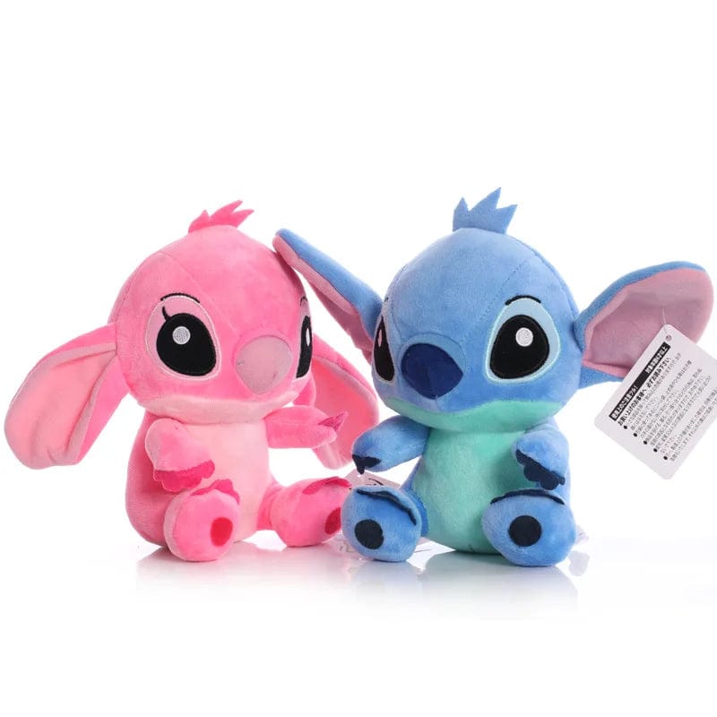 Planet Gates 10CM 2 Disney Lilo & Stitch Couple Models Cartoon Stuffed Plush Dolls Anime Plush Baby Toys Pendant Toys Girl Kids Birthday Gift