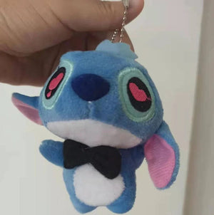 Planet Gates 10CM 2 Disney Lilo & Stitch Couple Models Cartoon Stuffed Plush Dolls Anime Plush Baby Toys Pendant Toys Girl Kids Birthday Gift