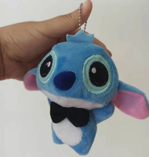 Planet Gates 10CM 2 Disney Lilo & Stitch Couple Models Cartoon Stuffed Plush Dolls Anime Plush Baby Toys Pendant Toys Girl Kids Birthday Gift