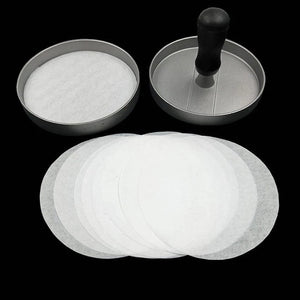 Planet Gates 10cm / 200pcs 200pcs/Pack, Hamburger Patty Paper, 10cm/3.9inch, Non Stick Patty Paper Sheets For Burger Press, Patty Serperate And Cake Baking, Burger Food Liner, Frozen Meatloaf Separator, Kitchen Stuff, BBQ Tool