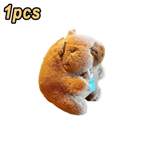 Planet Gates 10cm 45cm Fully Filled Capybara Plush Animal With Turtle Tortoise Backpack Toys For Baby Appease Sleeping Pillow Christmas Nice Gift