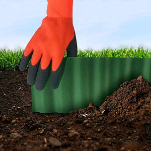 Planet Gates 10cm*9m 1pc, Garden Landscaping Border Lawn Border Decoration Outdoor Landscaping Plastic Garden Fence Yard Lawn Garden Flower Bed