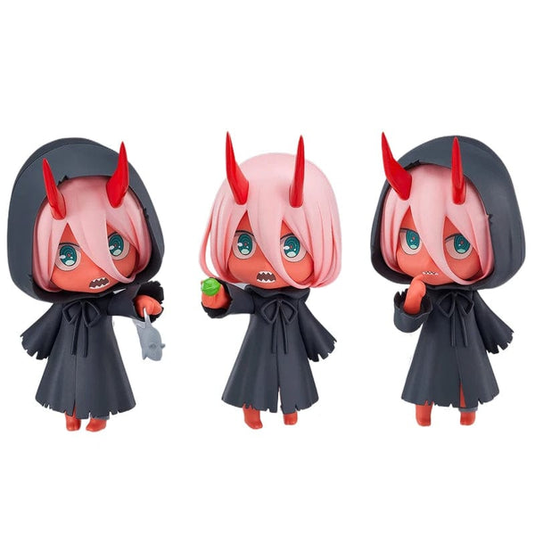 Planet Gates 10CM Amine Figure  Darling in the FRANXX Q Version Uniform Combat Uniform Dolls Toy Gift Collect Boxed Ornaments PVC Material