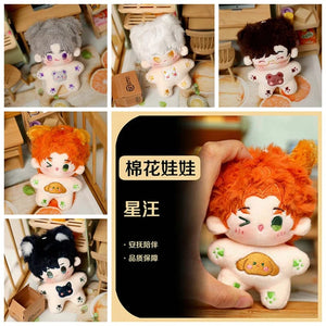 Planet Gates 10cm Kawaii Mini Idol Doll Anime Plush Star Dolls Stuffed Customization Figure Toys Crying Cotton Baby Plushies Toys Fans Gift
