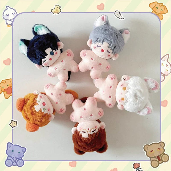 Planet Gates 10cm Kawaii Mini Idol Doll Anime Plush Star Dolls Stuffed Customization Figure Toys Crying Cotton Baby Plushies Toys Fans Gift