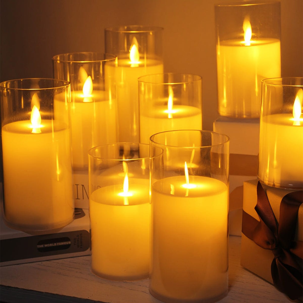 Planet Gates 12.5 cm Large Swing Flame Electronic Luminous Candles, Wedding Candles, Table Candles Bedroom Living Room Decorative Candle Lights, Wedding Candles, Birthday Candles Vintage Candles