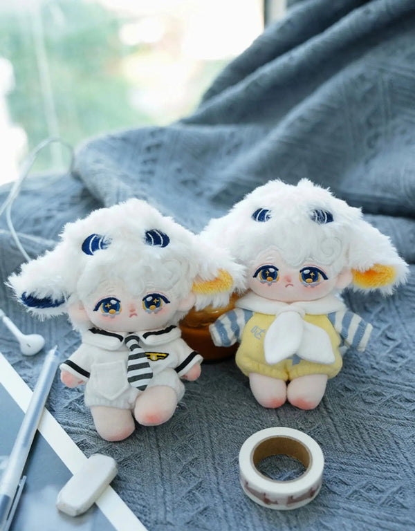 Planet Gates 10cm Mini Cute Plush Doll Toys Little Sheep Series Seastar /Normal Body Cotton Doll with Animal Ear Tail Girl Kid Birthday Gift