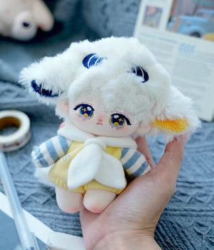 Planet Gates 10cm Mini Cute Plush Doll Toys Little Sheep Series Seastar /Normal Body Cotton Doll with Animal Ear Tail Girl Kid Birthday Gift