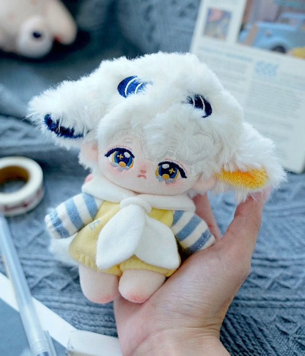 Planet Gates 10cm Mini Cute Plush Doll Toys Little Sheep Series Seastar /Normal Body Cotton Doll with Animal Ear Tail Girl Kid Birthday Gift