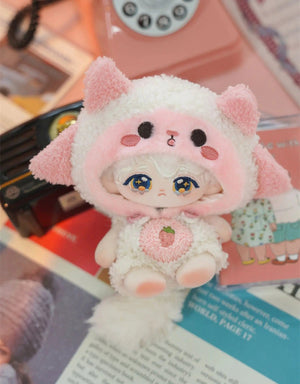 Planet Gates 10cm Mini Cute Plush Doll Toys Little Sheep Series Seastar /Normal Body Cotton Doll with Animal Ear Tail Girl Kid Birthday Gift