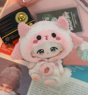 Planet Gates 10cm Mini Cute Plush Doll Toys Little Sheep Series Seastar /Normal Body Cotton Doll with Animal Ear Tail Girl Kid Birthday Gift