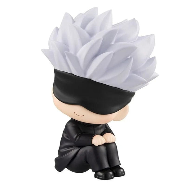 Planet Gates 10cm Q Version Anime Figure Toys Anime girl Jujutsu Kaisen Figure Yuji Itadori Gojo Satori PVC Action Figure Toys Kid Gift