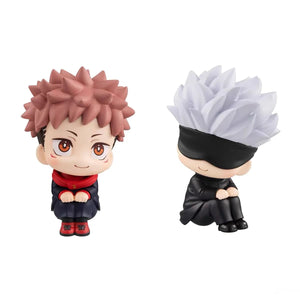 Planet Gates 10cm Q Version Anime Figure Toys Anime girl Jujutsu Kaisen Figure Yuji Itadori Gojo Satori PVC Action Figure Toys Kid Gift
