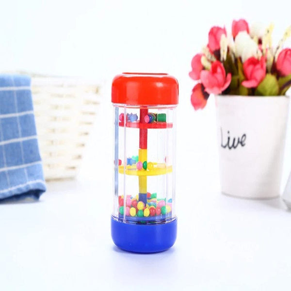 Planet Gates 10cm Rainmaker Baby Toy Rain Stick Musical Toys For Babies 1 2 3 Year Hand Shaker Rattles Toy Educational Instrument Toy For Children