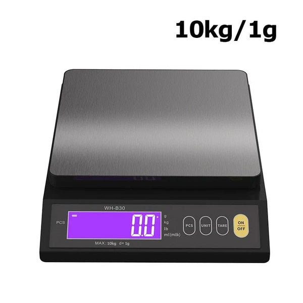 Planet Gates 10kg 1g 5kg/0.1g 10kg/1g Digital Electronic Kitchen Scale LCD Display Fully Waterproof Stainless Steel Measuring Weighing Baking Tool