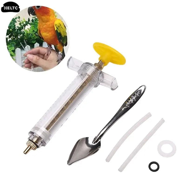 Planet Gates 10ml 20ml 50ml Parrot Feeding Syringe Hose Parrots Bird Feeders  Syringe High Quality  Bird Feeder Balcony Syringe Hose Needle