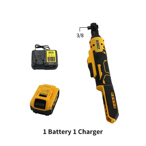 Planet Gates 10mm 1battery1charge / us Dewalt Electric Ratchet Wrench DCF512 20V Battery Cordless Driver DCF512 Removal Screw Nut 3/8" Driver Power Tools Impact wrench