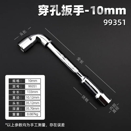 Planet Gates 10mm 6 7 9 10mm CRV Steel L Type Socket Spanner L Wrench 6 Point Hand Tools Automotive Mechanical Tool