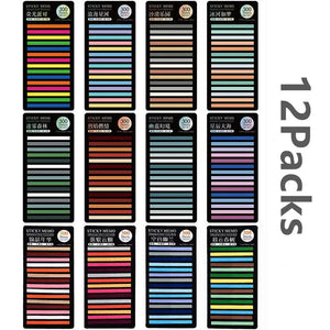 Planet Gates 10pack2000sheets KindFuny Set Transparent Sticky Note Self-Adhesive BookMarker Annotation Reading Book Clear Tab Kawaii Cute Stationery