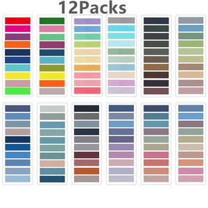 Planet Gates 10pack2000sheets KindFuny Set Transparent Sticky Note Self-Adhesive BookMarker Annotation Reading Book Clear Tab Kawaii Cute Stationery