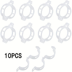 Planet Gates 10pcs 10/100pcs, Plastic Stand Plant Stand Clip Garden Clip, Tomato Grape Clip, Tomato Stand Clip, Grape Vegetable Tomatoes Grow Upright To Make Plants Healthier