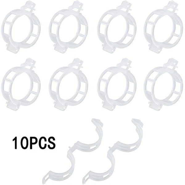 Planet Gates 10pcs 10/100pcs, Plastic Stand Plant Stand Clip Garden Clip, Tomato Grape Clip, Tomato Stand Clip, Grape Vegetable Tomatoes Grow Upright To Make Plants Healthier