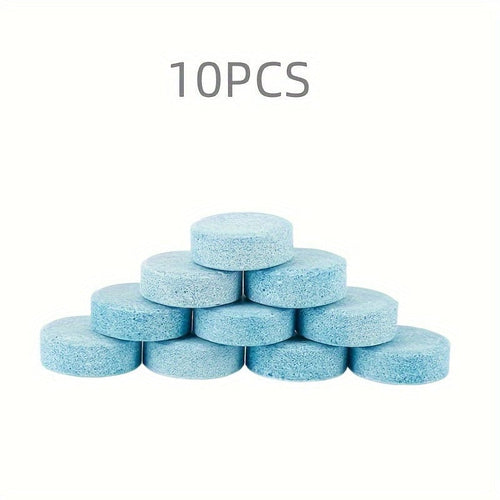 Planet Gates 10pcs 10/40pcs Solid Cleaner Car Windscreen Wiper Effervescent Tablets, Glass Toilet Cleaning Car Accessories