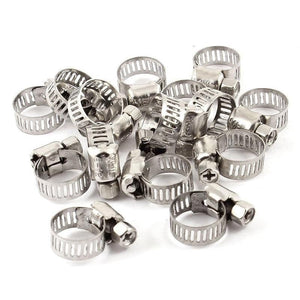 Planet Gates 10pcs 10 Pcs Stainless Steel 6mm To 12mm Hose Pipe Clamps Clips Fastener