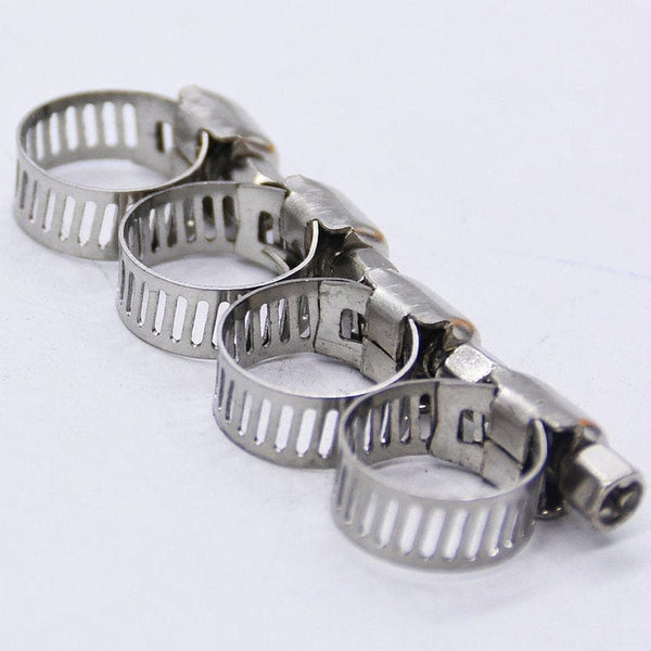 Planet Gates 10pcs 10 Pcs Stainless Steel 6mm To 12mm Hose Pipe Clamps Clips Fastener