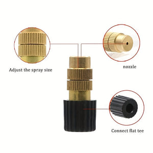 Planet Gates 10pcs 10pcs Automatic Watering System Household Atomizing Nozzle Plant Spraying Spray Dust Reduction Gardening Watering Timer Nozzle