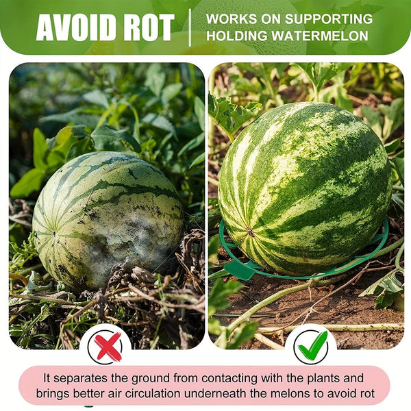 Planet Gates 10pcs 10pcs, Gardening Melon And Fruit Tray, Household Watermelon Tray, Garden Fruit Anti- Rotting Bracket, Plastic Stable Tray, Watermelon Shelf