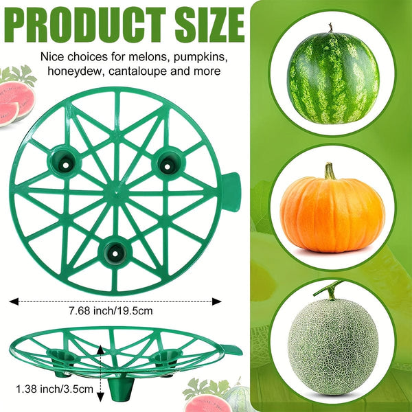 Planet Gates 10pcs 10pcs, Gardening Melon And Fruit Tray, Household Watermelon Tray, Garden Fruit Anti- Rotting Bracket, Plastic Stable Tray, Watermelon Shelf