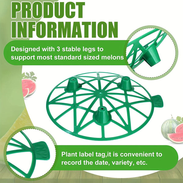 Planet Gates 10pcs 10pcs, Gardening Melon And Fruit Tray, Household Watermelon Tray, Garden Fruit Anti- Rotting Bracket, Plastic Stable Tray, Watermelon Shelf