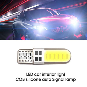 Planet Gates 10pcs 10PCS LED Car Interior Light COB Marker Lamp T10 W5W 12V 168 194 501 Side Wedge Parking Bulb Canbus Auto For Lada Car Styling