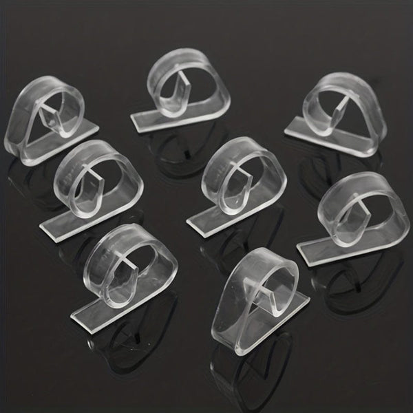 Planet Gates 10pcs 10pcs, Tablecloth Clips, Clear Plastic Tablecloth Cover Clips, Picnic Table Clips, Suitable For Home Kitchen Restaurant Picnic Table, Wedding Bridal, Party Supplies, Holiday Accessory