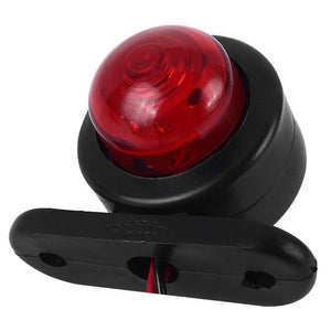 Planet Gates 10pcs 12-24V Double-sided Car Truck Side Marker Light Red Amber Blinker Turn Signal Indicator Lamp For Trailer Lorry Caravan