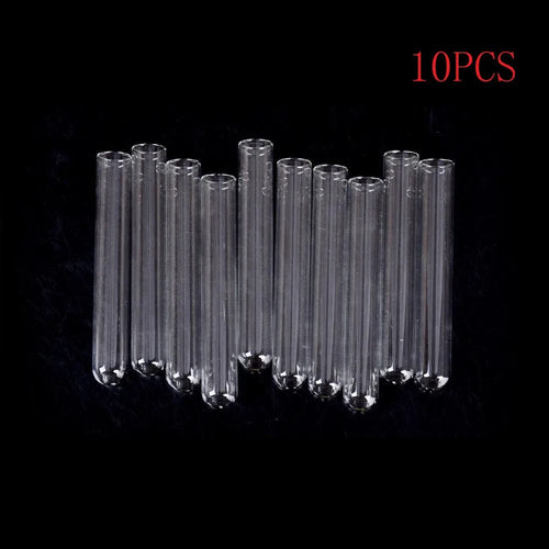 Planet Gates 10Pcs 15*100 mm Glass Blowing Tubes 4 Inch Long Thick Wall Test Tube Experimental test tube supplies