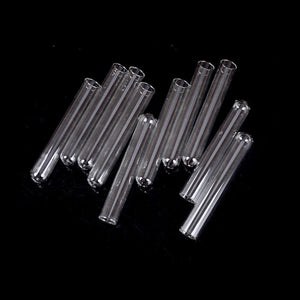 Planet Gates 10Pcs 15*100 mm Glass Blowing Tubes 4 Inch Long Thick Wall Test Tube Experimental test tube supplies