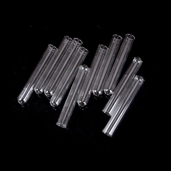 Planet Gates 10Pcs 15*100 mm Glass Blowing Tubes 4 Inch Long Thick Wall Test Tube Experimental test tube supplies