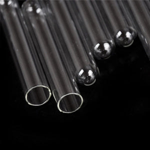 Planet Gates 10Pcs 15*100 mm Glass Blowing Tubes 4 Inch Long Thick Wall Test Tube Experimental test tube supplies