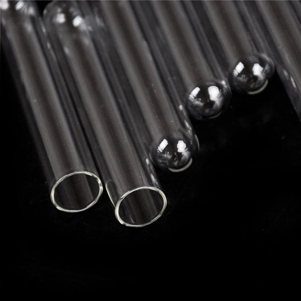 Planet Gates 10Pcs 15*100 mm Glass Blowing Tubes 4 Inch Long Thick Wall Test Tube Experimental test tube supplies