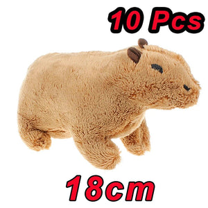 Planet Gates 10pcs 18cm 45cm Fully Filled Capybara Plush Animal With Turtle Tortoise Backpack Toys For Baby Appease Sleeping Pillow Christmas Nice Gift