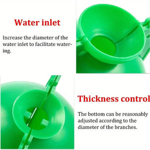 Planet Gates 10pcs/20pcs Tree Root Planting Box, Rooting Ball Transplant Tool, Plant Root High Pressure Box Grafting Cuttings Root Device, Air Layer Pod, For Plant Cutting Seedlings For Plant