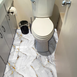 Planet Gates 10pcs  29.97x29.97cm 10pcs Marble Pattern Decorative Tile Sticker PVC Floor Sticker Waterproof And Oilproof Scrubable Kitchen Sticker Home Decor