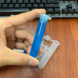 Planet Gates 10PCS 2ML/5ML/10ML Laboratory Supplies Sample Transparent Micro Plastic Centrifuge Tube Test Tube Clip Laboratory Container Lid