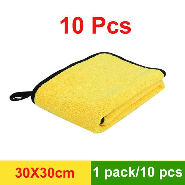 Planet Gates 10pcs 3/5/10 Pcs Extra Soft Car Wash Microfiber Towel Car Cleaning Drying Cloth Home Kitchen Rag Dishwashing Towel 30*30cm (11.8*11.8 Inch), Brighter Colors