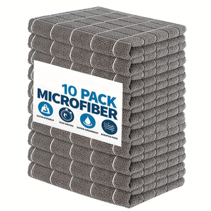 Planet Gates 10Pcs 5/10pcs, Scouring Pad, Square Dish Cloths, Simple Style Dish Towel, Cleaning Cloth For Sink Or Kitchen Stove, Antibacterial Washable Cleaning Brush, Kitchen Stuff, Kitchen Cleaning Gadget