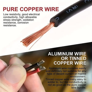 Planet Gates 10pcs/5pairs 10pcs/5pairs 2 Pin Way Electrical Connector, Male Female Plug Socket Quick Disconnect Plug, 18AWG Car Waterproof Wire For Car Truck, Motorcycle, Boat