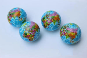 Planet Gates 10Pcs 6.5cm Funny Squeeze Toys Stress Relief PU Foam Squeeze Ball Hand Wrist Exercise Sponge Toys For Kids Adults Child Creative Gifts