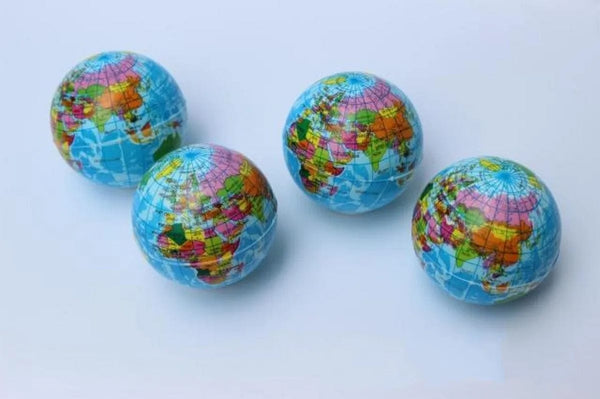 Planet Gates 10Pcs 6.5cm Funny Squeeze Toys Stress Relief PU Foam Squeeze Ball Hand Wrist Exercise Sponge Toys For Kids Adults Child Creative Gifts